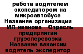 работа водителем-экспедитором на микроавтобусе › Название организации ­ ИП иванова › Отрасль предприятия ­ грузоперевозки › Название вакансии ­ водитель-экспедитор › Место работы ­ центральный район › Возраст от ­ 40 › Возраст до ­ 60 - Калининградская обл., Калининград г. Работа » Вакансии   